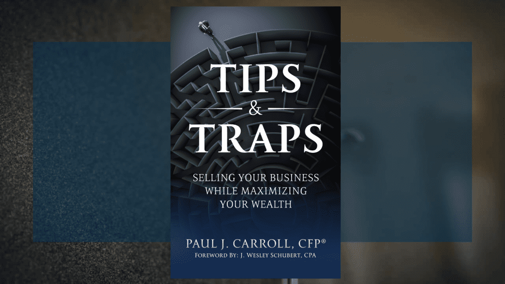 Book cover: Tips & Traps on selling business, wealth maximization.