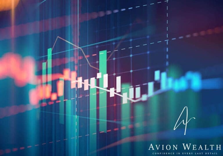 Colorful financial graph chart from Avion Wealth.