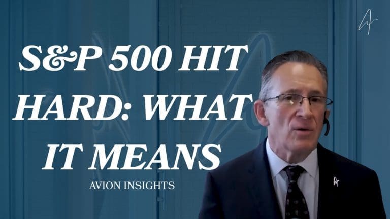 S&P 500 Impact Analysis by Expert | Avion Insights