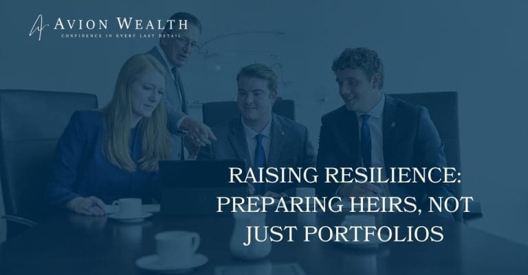 Business meeting on wealth management strategies.